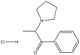 α-Pyrrolidinopropiophenone (hydrochloride) Struktur