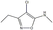 5-Isoxazolamine,4-chloro-3-ethyl-N-methyl-(9CI) Struktur