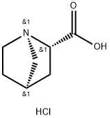 (1R,2S,4R)-rel-1-Azabicyclo[2.2.1]heptane-2-carboxylic acid hydrochloride Struktur