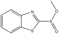 2-Benzothiazolesulfinicacid,methylester(6CI,7CI,9CI) Struktur