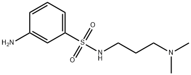 3-amino-N-[3-(dimethylamino)propyl]benzenesulfonamide Struktur