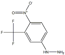 [4-nitro-3-(trifluoromethyl)phenyl]hydrazine Struktur