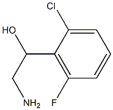 2-amino-1-(2-chloro-6-fluorophenyl)ethanol Struktur