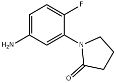 1-(5-amino-2-fluorophenyl)pyrrolidin-2-one Struktur