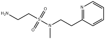 2-amino-N-methyl-N-(2-pyridin-2-ylethyl)ethanesulfonamide Struktur