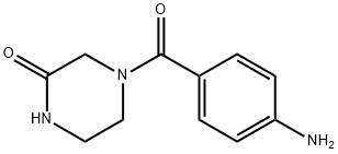 4-(4-aminobenzoyl)piperazin-2-one Struktur