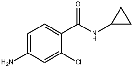 4-amino-2-chloro-N-cyclopropylbenzamide Struktur