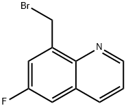 8-(BROMOMETHYL)-6-FLUOROQUINOLINE Struktur