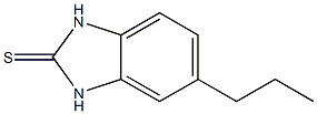 2H-Benzimidazole-2-thione,1,3-dihydro-5-propyl-(9CI) Struktur