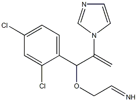 1-(2,4-Dichloro-phenyl)-2-imidazol-1-yl-ethanone O-allyl-oxime Struktur