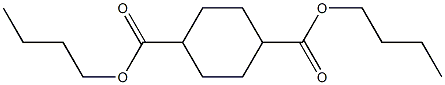 1α,4β-Cyclohexanedicarboxylic acid dibutyl ester Struktur