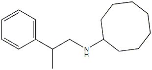 N-(2-phenylpropyl)cyclooctanamine Struktur