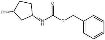 benzyl N-[(1R,3S)-3-fluorocyclopentyl]carbaMate