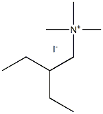 1-Butanaminium,2-ethyl-N,N,N-trimethyl-, iodide (1:1) Struktur