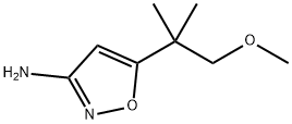 3-Isoxazolamine,5-(2-methoxy-1,1-dimethylethyl)-(9CI) Struktur