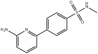 4-(6-aMinopyridin-2-yl)-N-MethylbenzenesulfonaMide Struktur