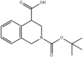 2-[(TERT-BUTOXY)CARBONYL]-1,2,3,4-TETRAHYDROISOQUINOLINE-4-CARBOXYLIC ACID(WX142476) Struktur