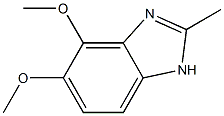 Benzimidazole, 4,5(or 6,7)-dimethoxy-2-methyl- (7CI) Struktur