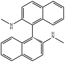 (R)-N,Nμ-Dimethyl-2,2μ-diamino-1,1μ-binaphthyl,  (R)-N,Nμ-Dimethyl-1,1μ-binaphthalene-2,2μ-diamine Struktur