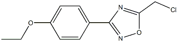 5-(CHLOROMETHYL)-3-(4-ETHOXYPHENYL)-1,2,4-OXADIAZOLE Struktur