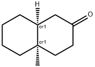 rel-(8aα*)-4aα*-Methyldecalin-2-one Struktur