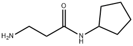 3-amino-N-cyclopentylpropanamide Struktur