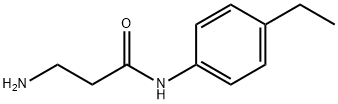 N~1~-(4-ethylphenyl)-beta-alaninamide(SALTDATA: HCl) Struktur