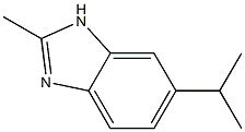 Benzimidazole, 5(or 6)-isopropyl-2-methyl- (7CI) Struktur