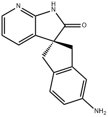 (S)-5-amino-1,3-dihydrospiro[indene-2,3-pyrrolo[2,3-b]pyridin]-2(1H)-one(WX145562) Struktur