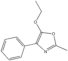 Oxazole, 5-ethoxy-2-methyl-4-phenyl- (6CI,9CI) Struktur