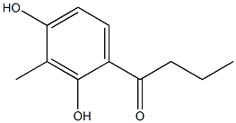 2'',4''-DIHYDROXY-3''-METHYLBUTYROPHENONE Struktur