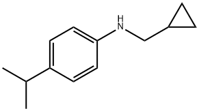 N-(cyclopropylmethyl)-4-isopropylbenzenamine Struktur