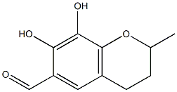 2H-1-Benzopyran-6-carboxaldehyde,3,4-dihydro-7,8-dihydroxy-2-methyl-(9CI) Struktur