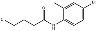 N-(4-bromo-2-methylphenyl)-4-chlorobutanamide Struktur