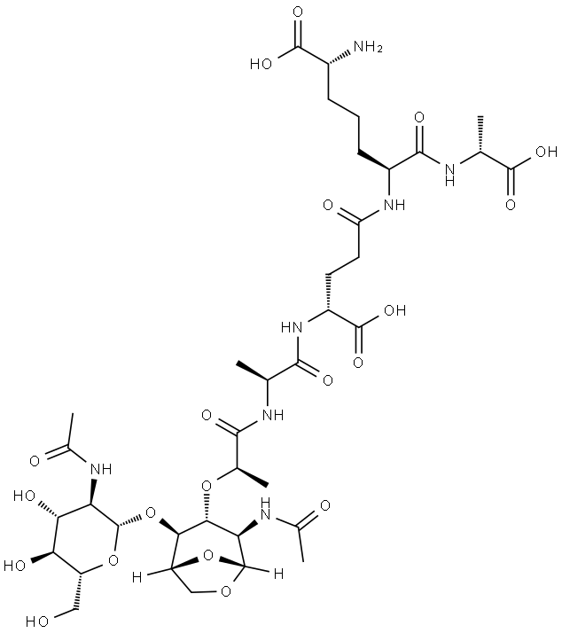 Tracheal cytotoxin, bordetella pertussis Struktur