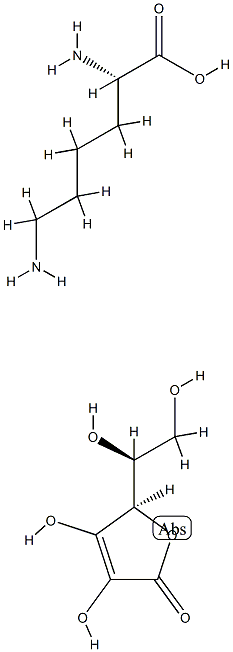 L-lysine L-ascorbate    Struktur