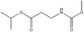 -bta--Alanine,  N-(methoxycarbonyl)-,  1-methylethyl  ester Struktur