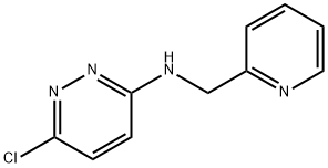 6-chloro-N-(pyridin-2-ylmethyl)pyridazin-3-amine Struktur