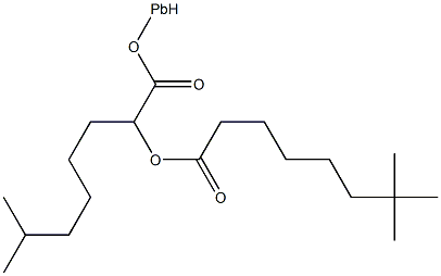 (isononanoato-O)(neodecanoato-O)lead Struktur