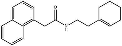 N-[2-(1-cyclohexen-1-yl)ethyl]-2-(1-naphthyl)acetamide Struktur