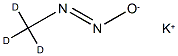 (Z)-POTASSIUMETHANEDIAZOTATE Struktur