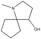 1-Azaspiro[4.4]nonan-4-ol,1-methyl-(7CI) Struktur