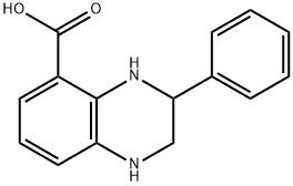 3-Phenyl-1,2,3,4-tetrahydro-quinoxaline-5-carboxylic acid Struktur