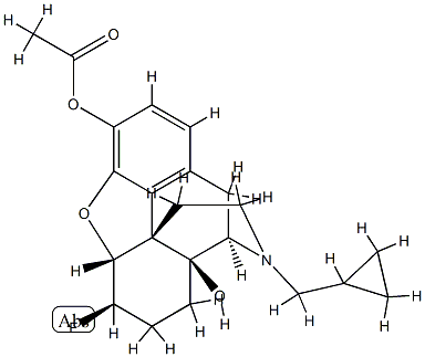 3-acetyl-6-deoxy-6-fluoronaltrexone Struktur