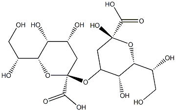 3-deoxyoctulosonic acid-(alpha-2-4)-3-deoxyoctulosonic acid Struktur