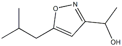 3-Isoxazolemethanol,-alpha--methyl-5-(2-methylpropyl)-(9CI) Struktur