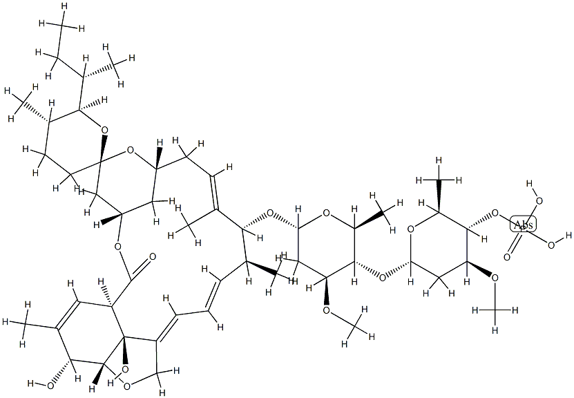 22,23-dihydroavermectin B1(a) Struktur