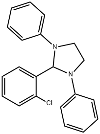 2-(2-chlorophenyl)-1,3-diphenylimidazolidine Struktur