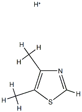 Thiazole,  4,5-dimethyl-,  conjugate  acid  (1:1) Struktur