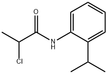 2-chloro-N-[2-(propan-2-yl)phenyl]propanamide Struktur